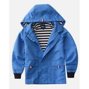 Hihearr Boys Girls Size 4/5 Youth Waterproof Hooded  Raincoat Windbreaker